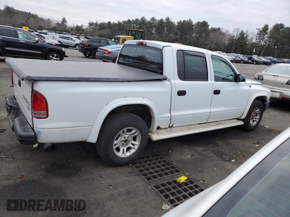 2003 Dodge Dakota Sport with VIN 1D7HL38X23S325843, listed as a Copart auction lot 47229595 with 248,467 mi miles and Salvage Title. Bid and sale history available at carsss.com. Image 3.