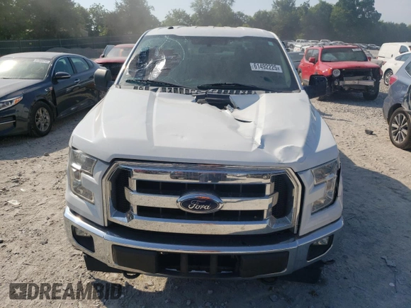 2017 Ford F-150 XL with VIN 1FTFW1EF7HFA90798, listed as a Copart auction lot 61492225 with 71,125 mi miles and Salvage title. Bid and sale history available at DreamBid. Image 5.