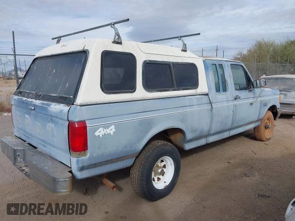 1991 Ford F-150 with VIN 1FTEX14Y8MKA33233, listed as a IAAI auction lot 41572967 with 44,300 mi miles. Bid and sale history available at carsss.com. Image 4.