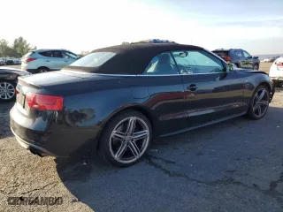 2013 Audi S5 Premium Plus with VIN WAUCGAFH3DN012127, listed as a Copart auction lot 81535224 with 58,906 mi miles and Salvage Title. Bid and sale history available at carsss.com. Image 3.