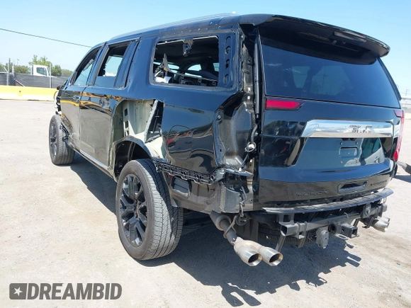 2023 GMC Yukon XL Denali with VIN 1GKS2JKL0PR242832, listed as a IAAI auction lot 42053902 with 29,256 mi miles and . Bid and sale history available at DreamBid. Image 3.
