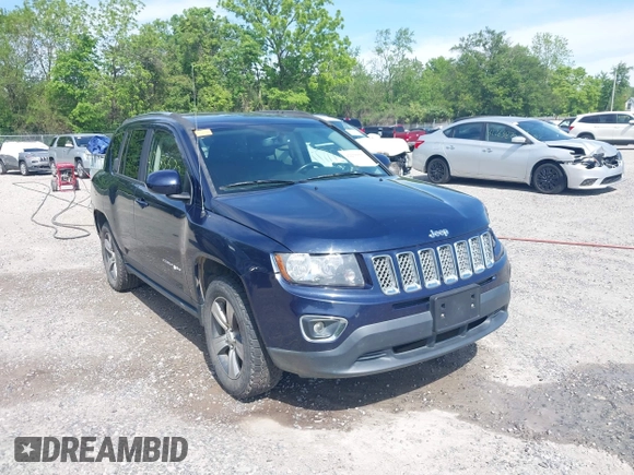 2016 Jeep Compass High Altitude with VIN 1C4NJDEBXGD671389, listed as a IAAI auction lot 42275577 with 129,609 mi miles and . Bid and sale history available at DreamBid. Image 1.