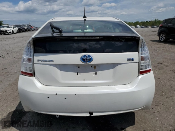 2011 Toyota Prius I with VIN JTDKN3DU6B5335486, listed as a Copart auction lot 54120745 with 208,650 mi miles and Salvage Title. Bid and sale history available at carsss.com. Image 6.