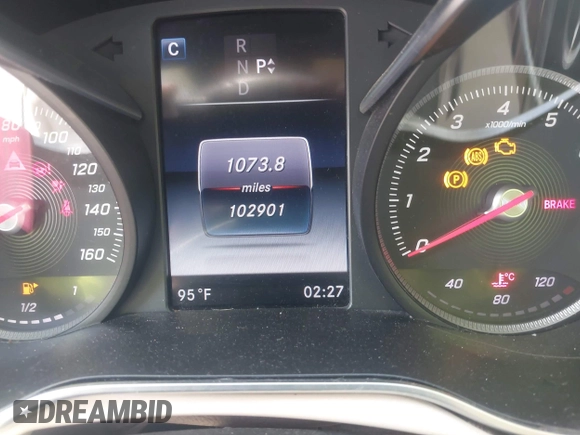2017 Mercedes-Benz C 300 with VIN 55SWF4JB6HU186221, listed as a IAAI auction lot 42097933 with 102,901 mi miles and . Bid and sale history available at carsss.com. Image 7.