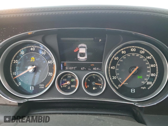 2013 Bentley Continental GT with VIN SCBFT7ZAXDC081537, listed as a Copart auction lot 77930564 with 31,107 mi miles and Salvage Title. Bid and sale history available at DreamBid. Image 9.