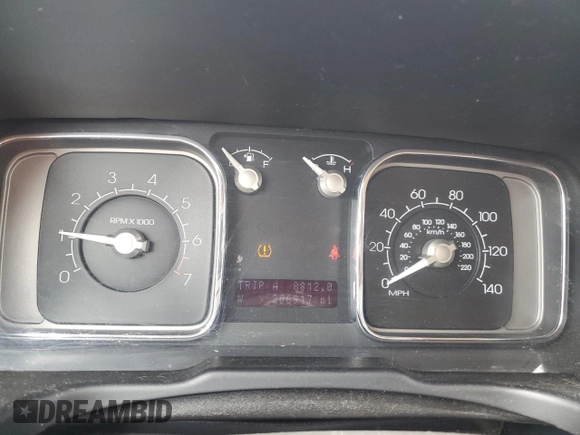 2008 Lincoln MKX with VIN 2LMDU88C98BJ11711, listed as a Copart auction lot 54252835 with 206,917 mi miles and Salvage title. Bid and sale history available at DreamBid. Image 9.