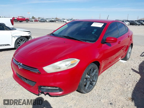 2014 Dodge Dart Aero with VIN 1C3CDFDH3ED669100, listed as a IAAI auction lot 41624158 with 140,489 mi miles and . Bid and sale history available at carsss.com. Image 2.