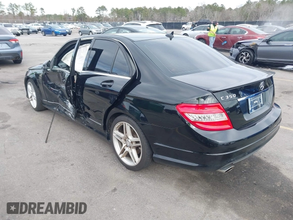 2011 Mercedes-Benz C 350 Sport with VIN WDDGF5GB0BR133816, listed as a IAAI auction lot 41304794 with 159,649 mi miles and . Bid and sale history available at DreamBid. Image 3.