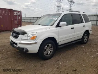 2003 Honda Pilot EX with VIN 2HKYF18763H602644, listed as a Copart auction lot 64075194 with 231,235 mi miles and Salvage Title. Bid and sale history available at carsss.com. Image 1.