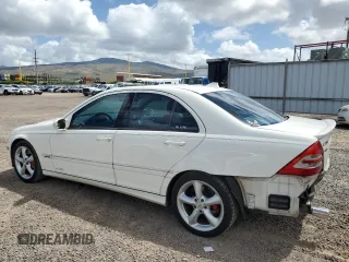 2004 Mercedes-Benz C 230 Kompressor with VIN WDBRF40J04F548247, listed as a Copart auction lot 58189555 with 80,351 mi miles and Salvage title. Bid and sale history available at DreamBid. Image 2.