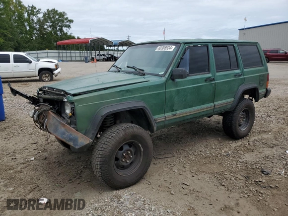 1996 Jeep Cherokee SE with VIN 1J4FT28S5TL244548, listed as a Copart auction lot 68908934 with 182,507 mi miles and Salvage Title. Bid and sale history available at carsss.com. Image 1.