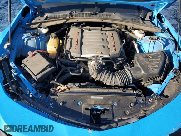 2023 Chevrolet Camaro LT1 with VIN 1G1FF1R77P0114711, listed as a Copart auction lot 43577835 with 35,955 mi miles and Clean Title. Bid and sale history available at DreamBid. Image 11.