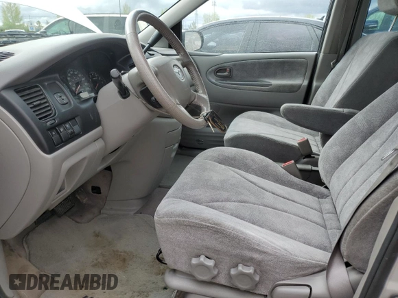 2002 Mazda MPV LX z VIN JM3LW28J620327453, wystawiony jako Copart lot #56761255 z przebiegiem 186 479 mil mil oraz Szkoda całkowita • Salvage title. Historia ofert i sprzedaży dostępna na DreamBid. Obrazek 7.