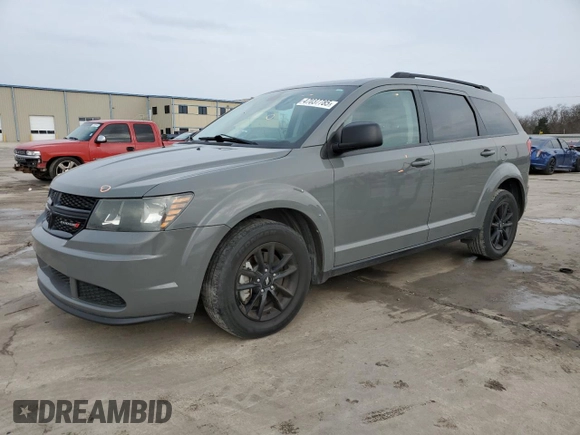 2020 Dodge Journey SE Value with VIN 3C4PDCABXLT273474, listed as a Copart auction lot 47037785 with 94,181 mi miles and Salvage Title. Bid and sale history available at carsss.com. Image 1.
