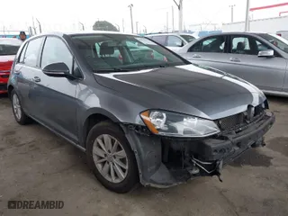 2015 Volkswagen Golf TSI SEL with VIN 3VW217AUXFM087151, listed as a IAAI auction lot 41894114 with 173,983 mi miles. Bid and sale history available at carsss.com. Image 1.