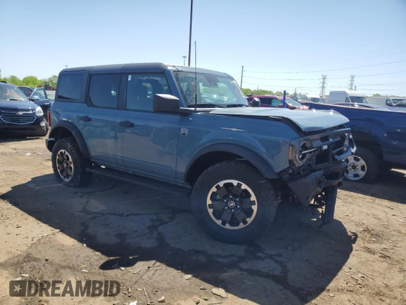 2022 Ford Bronco with VIN 1FMDE5BH3NLA92077, listed as a Copart auction lot 54380065 with 69,360 mi miles and Clean title. Bid and sale history available at DreamBid. Image 4.