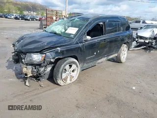 2015 Jeep Compass High Altitude Edition with VIN 1C4NJDEB9FD125763, listed as a IAAI auction lot 42041973 with 159,847 mi miles. Bid and sale history available at carsss.com. Image 2.