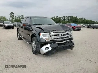 2014 Ford F-150 XL with VIN 1FTFW1ET1EFA43915, listed as a Copart auction lot 53135585 with 176,680 mi miles and Salvage title. Bid and sale history available at DreamBid. Image 11.