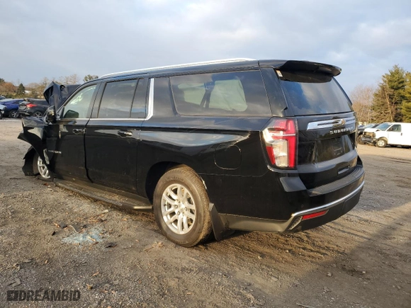 2022 Chevrolet Suburban LT with VIN 1GNSKCKD3NR267907, listed as a Copart auction lot 83075794 with 0 mi miles and Salvage Title. Bid and sale history available at carsss.com. Image 2.