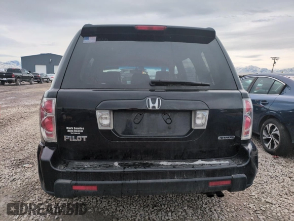 2006 Honda Pilot EX-L with VIN 5FNYF18576B019873, listed as a Copart auction lot 49908125 with 280,836 mi miles and Salvage Title. Bid and sale history available at DreamBid. Image 6.