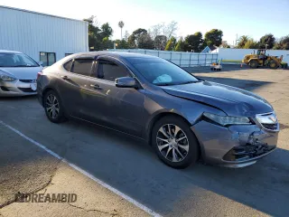 2017 Acura TLX with VIN 19UUB1F33HA002755, listed as a Copart auction lot 41711975 with 108,262 mi miles and Salvage Title. Bid and sale history available at carsss.com. Image 4.