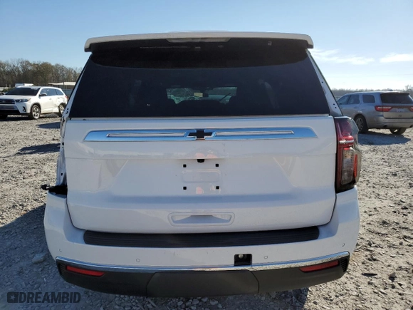 2023 Chevrolet Tahoe Commercial with VIN 1GNSCLED9PR430295, listed as a Copart auction lot 87807095 with 283 mi miles and Salvage Title. Bid and sale history available at carsss.com. Image 6.
