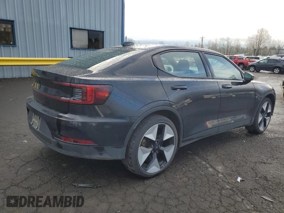 2023 Polestar 2 with VIN YSMED3KA7PL129996, listed as a Copart auction lot 49155725 with Not Provided miles and Clean Title. Bid and sale history available at carsss.com. Image 3.