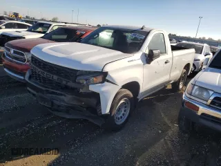 2021 Chevrolet Silverado 1500 Work Truck with VIN 3GCNWAEK6MG329873, listed as a Copart auction lot 86010404 with 84,011 mi miles and Salvage Title. Bid and sale history available at carsss.com. Image 1.