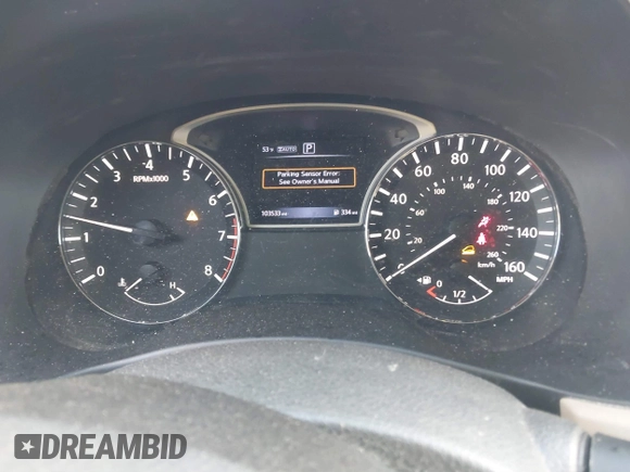 2017 Nissan Pathfinder SV with VIN 5N1DR2MM9HC645218, listed as a IAAI auction lot 40697929 with 103,533 mi miles. Bid and sale history available at carsss.com. Image 7.