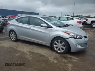 2013 Hyundai Elantra Limited z VIN 5NPDH4AE1DH268737, wystawiony jako Copart lot #56533965 z przebiegiem 77 637 mil mil oraz Czysty tytuł • Clean title. Historia ofert i sprzedaży dostępna na DreamBid. Obrazek 4.