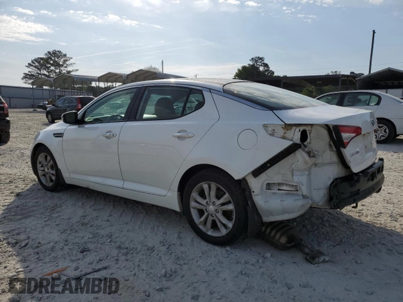 2012 Kia Optima EX with VIN 5XXGN4A60CG020956, listed as a Copart auction lot 53661755 with 177,698 mi miles and Salvage Title. Bid and sale history available at carsss.com. Image 2.