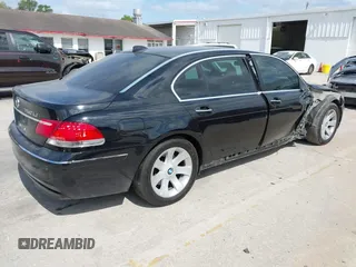 2008 BMW 7 Series 750Li with VIN WBAHN83588DT81043, listed as a IAAI auction lot 42108479 with 141,499 mi miles and . Bid and sale history available at carsss.com. Image 4.