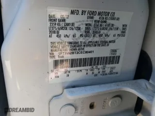 2012 Ford Super Duty F-250 SRW XL with VIN 1FT7W2BT2CEC80401, listed as a Copart auction lot 43521745 with 181,894 mi miles and Salvage Title. Bid and sale history available at carsss.com. Image 12.