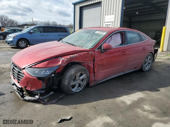 2021 Hyundai Sonata SE with VIN 5NPEG4JA9MH071609, listed as a Copart auction lot 47028355 with 0 mi miles and Salvage Title. Bid and sale history available at carsss.com. Image 1.