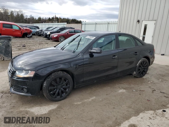2012 Audi A4 2.0T Premium with VIN WAUBFAFL4CN008606, listed as a Copart auction lot 47236385 with 103,965 mi miles and Clean Title. Bid and sale history available at carsss.com. Image 1.