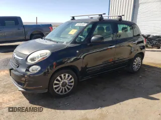 2014 FIAT 500L Easy with VIN ZFBCFABH7EZ020501, listed as a Copart auction lot 52253455 with 144,196 mi miles and Salvage Title. Bid and sale history available at carsss.com. Image 1.