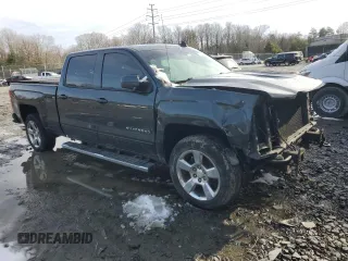 2018 Chevrolet Silverado 1500 LT with VIN 1GCUKREC4JF128159, listed as a Copart auction lot 44807225 with 89,885 mi miles and Salvage Title. Bid and sale history available at DreamBid. Image 4.