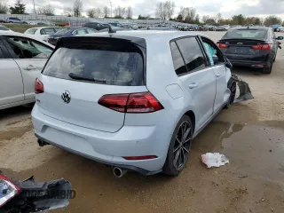 2021 Volkswagen Golf GTI S with VIN 3VW5T7AU7MM002352, listed as a Copart auction lot 46794044 with 0 mi miles and Salvage Title. Bid and sale history available at carsss.com. Image 3.