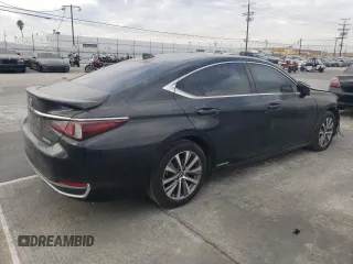 2021 Lexus ES with VIN 58ACA1C18MU003753, listed as a Copart auction lot 83847384 with 0 mi miles and Salvage Title. Bid and sale history available at carsss.com. Image 3.
