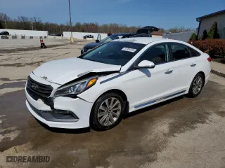 2016 Hyundai Sonata 2.4L Sport with VIN 5NPE34AF7GH267575, listed as a Copart auction lot 51304635 with 134,842 mi miles and Salvage Title. Bid and sale history available at carsss.com. Image 1.