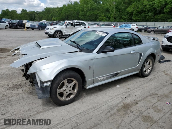 2003 Ford Mustang Standard с VIN 1FAFP40433F330822, выставлен на аукционе Copart как лот 57473325 с пробегом 170 282 миль миль и Списание • Salvage title. История ставок и продаж доступна на DreamBid. Изображение 1.
