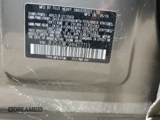 2017 Subaru Forester Touring with VIN JF2SJGWC9HH402713, listed as a Copart auction lot 62257345 with 128,903 mi miles and Salvage title. Bid and sale history available at DreamBid. Image 12.