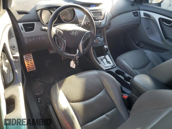 2013 Hyundai Elantra Coupe GS with VIN KMHDH6AE0DU001327, listed as a Copart auction lot 82601274 with 45,293 mi miles and Salvage Title. Bid and sale history available at carsss.com. Image 8.