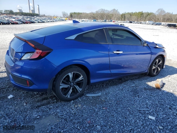 2016 Honda Civic Coupe Touring with VIN 2HGFC3B98GH353382, listed as a Copart auction lot 43557755 with 171,126 mi miles and Salvage Title. Bid and sale history available at carsss.com. Image 3.