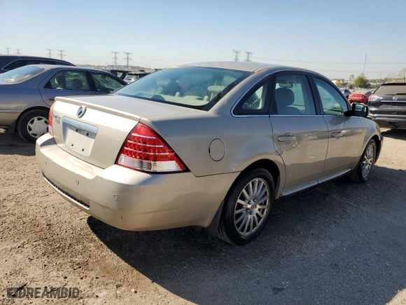 2006 Mercury Montego Premier with VIN 1MEHM421X6G617781, listed as a Copart auction lot 74932874 with 111,105 mi miles and Salvage Title. Bid and sale history available at carsss.com. Image 3.