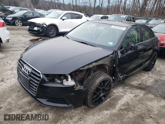 2016 Audi A3 2.0T Premium with VIN WAUB8GFF0G1074557, listed as a Copart auction lot 69520931 with 99,081 mi miles. Bid and sale history available at carsss.com. Image 2.