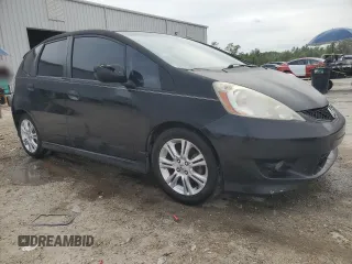 2009 Honda Fit Sport with VIN JHMGE88479S060797, listed as a Copart auction lot 54009135 with 167,914 mi miles and Salvage Title. Bid and sale history available at carsss.com. Image 4.