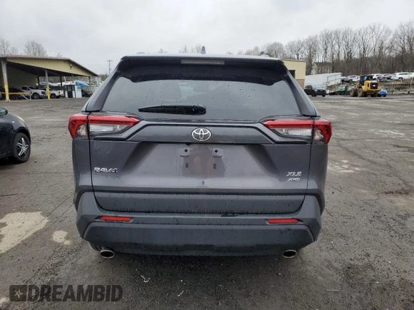 2024 Toyota RAV4 XLE with VIN 2T3P1RFV4RC469850, listed as a Copart auction lot 52012855 with 4,671 mi miles and Salvage Title. Bid and sale history available at DreamBid. Image 6.