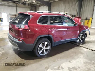 2020 Jeep Cherokee Limited with VIN 1C4PJMDX4LD649713, listed as a Copart auction lot 51147215 with 53,170 mi miles and Salvage Title. Bid and sale history available at carsss.com. Image 3.