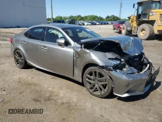 2015 Lexus IS 250 with VIN JTHCF1D20F5029733, listed as a Copart auction lot 54799855 with 61,185 mi miles and Salvage title. Bid and sale history available at DreamBid. Image 4.